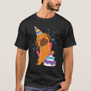 Pet Owner Birthday Party Cake Dog Dog Owner Puggl T-Shirt