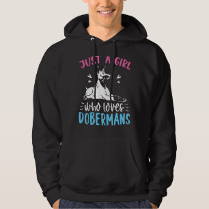 Pet Owner Women Girls Dog Dog Owner Animal Doberm Hoodie