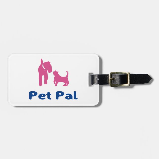 Pet Pal Luggage Tag (Front Horizontal)