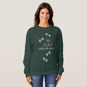 Pet Paw Prints Design Clothing Sweatshirt
