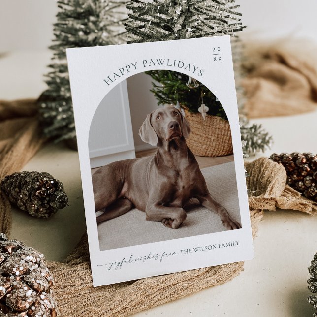 Pet Photo Christmas Holiday Card (Creator Uploaded)
