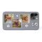 Pet Photo Collage Monogram Name Grey Cat Dog