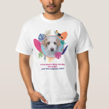 Pet photo, editable summer frame design T-Shirt
