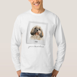 Pet Photo Frame Personalized Birthday T-Shirt