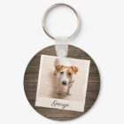 Pet Photo Frame Rustic Wood Personalized