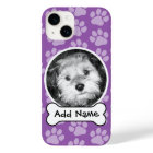 Pet Photo Frame with Paw Prints and Dog Bone