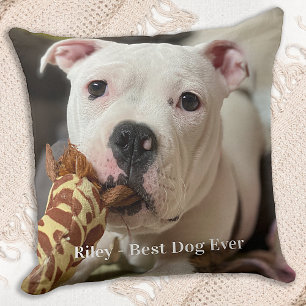 Pet Photo Gifts - Cat Memorial - Dog Memorial Throw Pillow