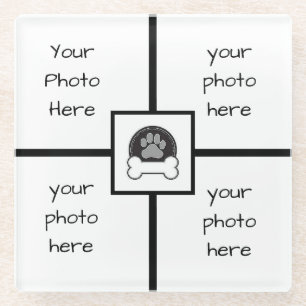 Pet Photo Glass Coaster