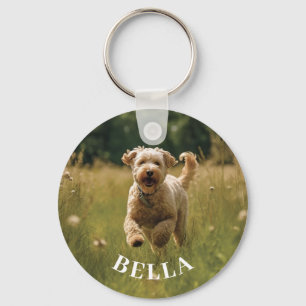 Pet Photo Keepsake Customizable Keychain