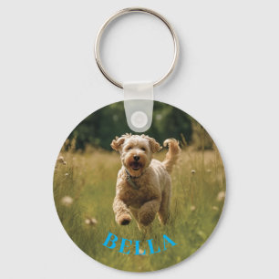 Pet Photo Keepsake Customizable Keychain
