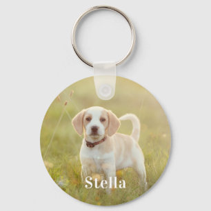 Pet Photo Keychain Personalized Pet Photo Dog Love