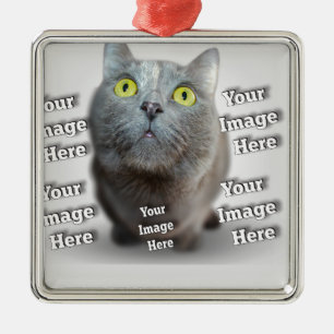 PET Photo ✨ Lovely Custom  Metal Ornament