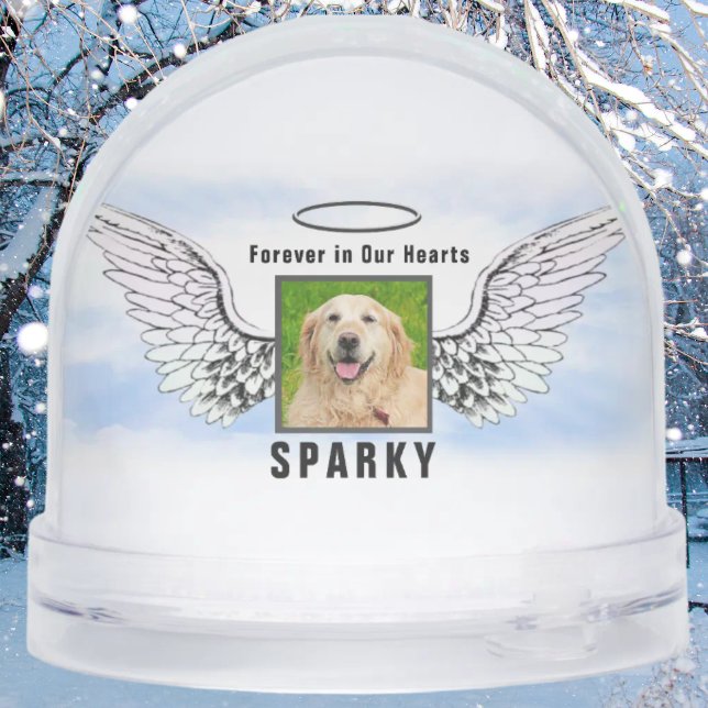 Pet Photo Memorial Snowglobe (Creator Uploaded)