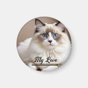 Pet Photo ''My Love'' Personalize Magnet