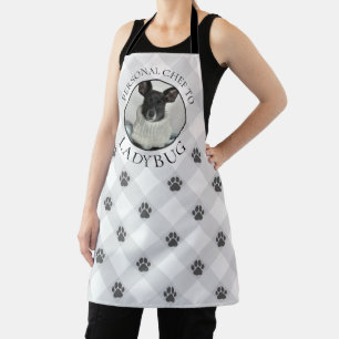 Pet Photo Personal Chef Paw Prints Personalized Apron