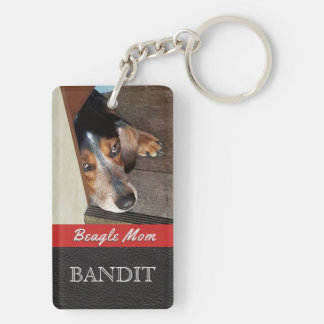 Pet Photo Personalized | Beagle Mom Beagle Dog Keychain