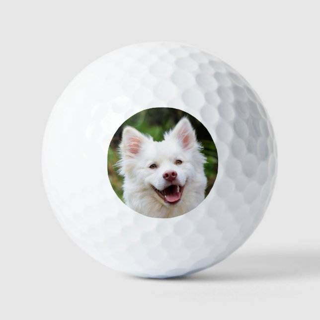 Pet Photo Personalized Golf Balls (Front)