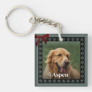 Pet Photo Personalized Keychain