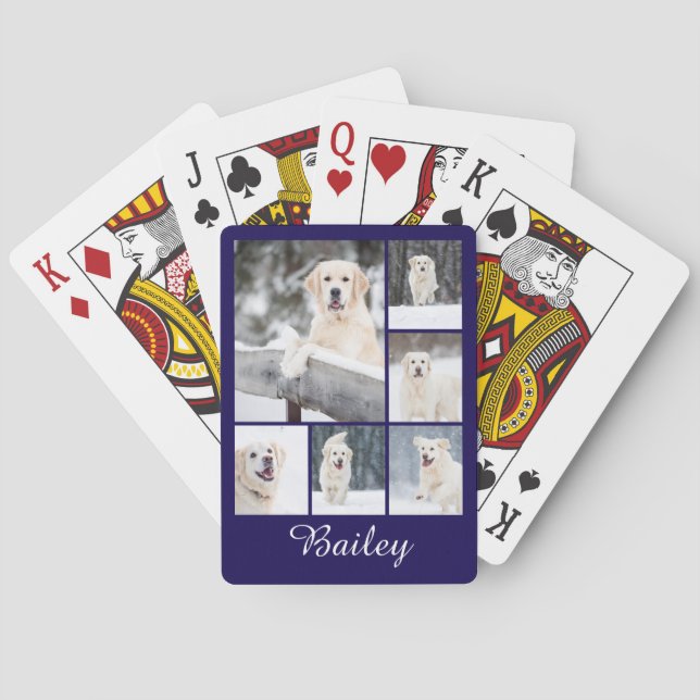 Pet Photo Personalized  Playing Cards (Back)