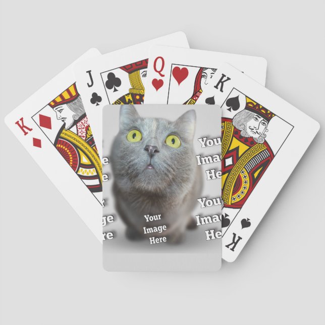 Pet Photo Playing Cards (Back)