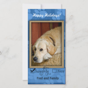 Pet Photo Template - Naughty or nice
