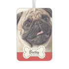 Pet Photos on Dog Bone Name Plate Car