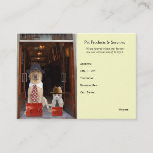 Pet Products & Services Business Card