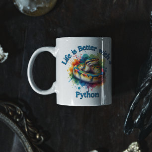 Pet Python Pet lover Coffee Drinker Reptile Mug