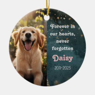 Pet Rememberance Christmas Ceramic Ornament