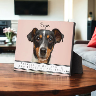 Pet Remembrance Keepsake Forever in Our Hearts   Plaque