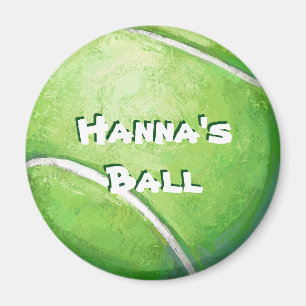 Pet Reminder Tennis Ball Magnet