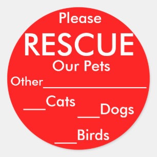 Pet Rescue Stickers