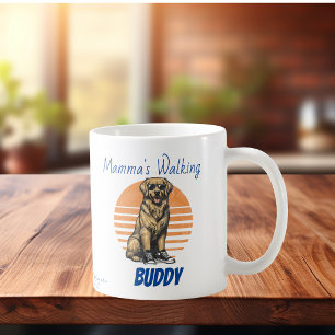 Pet Retriever Mama's Walking Buddy Personalize Coffee Mug