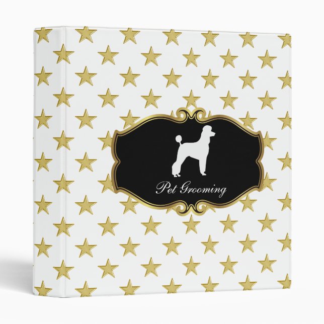 Pet Salon Presentation Binder (Front/Spine)