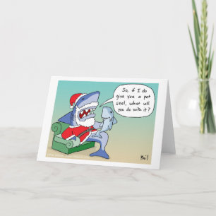Pet seal Christmas card