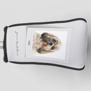 Pet Shih Tzu Photo Frame Personalized Dad Golf Head Cover