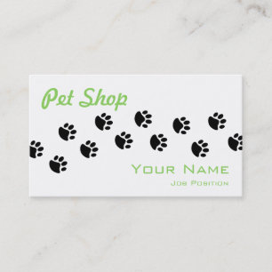 Pet Shop Business card