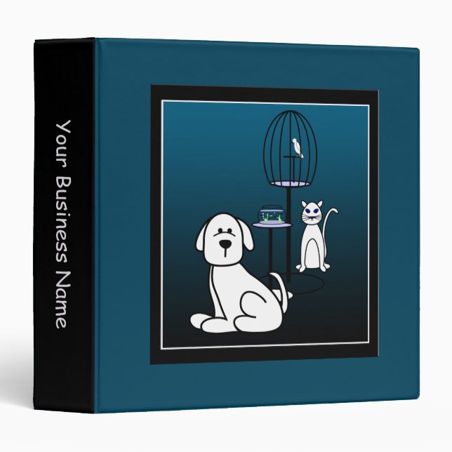 Pet Sitter Boarding Business Binder (Front/Spine)