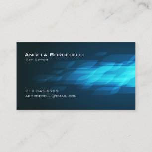 Pet Sitter Business Card Flashback