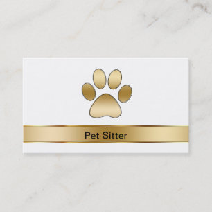 Pet Sitter Business Cards