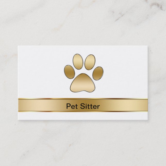 Pet Sitter Business Cards (Front)