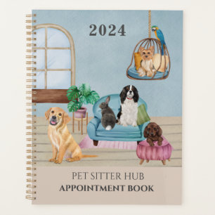 Pet Sitter Business Office Appointment Diary  Planner