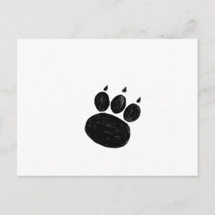 Pet Sitter & Dog Walker Paw Print Postcard