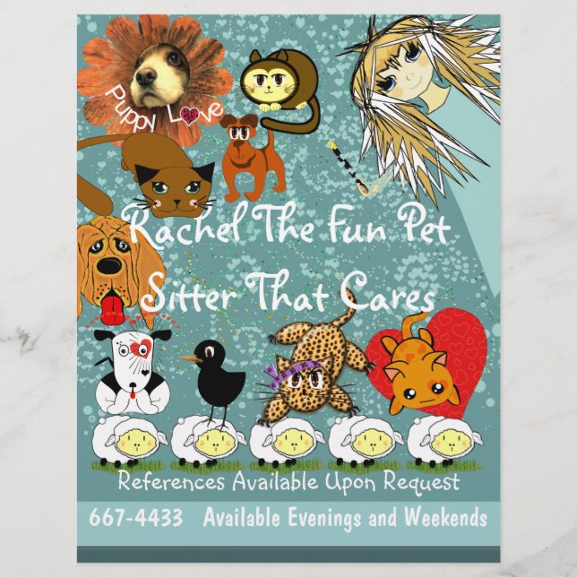 Pet Sitter Flyer (Front)