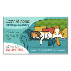 Pet Sitting Animal Care Funny Dog and Cat on Couch