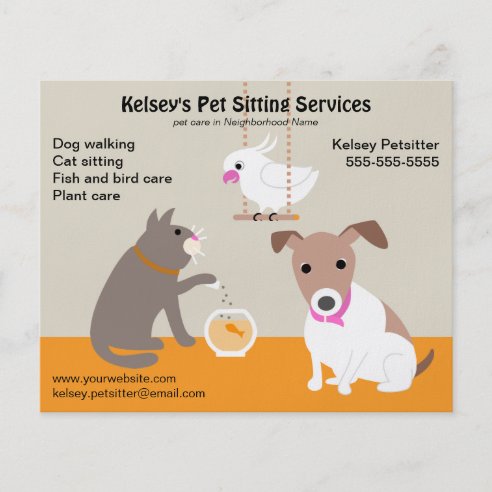 Dog Walking Flyers | Zazzle.ca