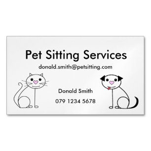 Pet Sitting Business Card