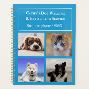 Pet Sitting Dog Walking Service Personalized Photo Planner