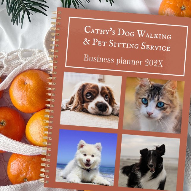 Pet Sitting Dog Walking Service Personalized Photo Planner (Creator Uploaded)