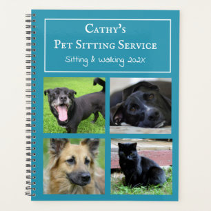 Pet Sitting Dog Walking Service Personalized Photo Planner